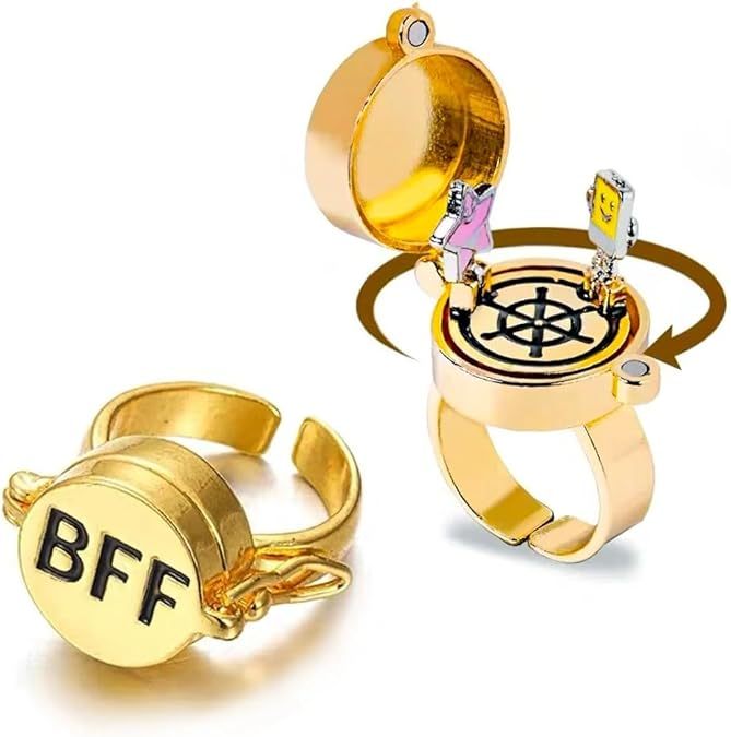 For Friend - Best Friends Forever BFF Rotating Ring
