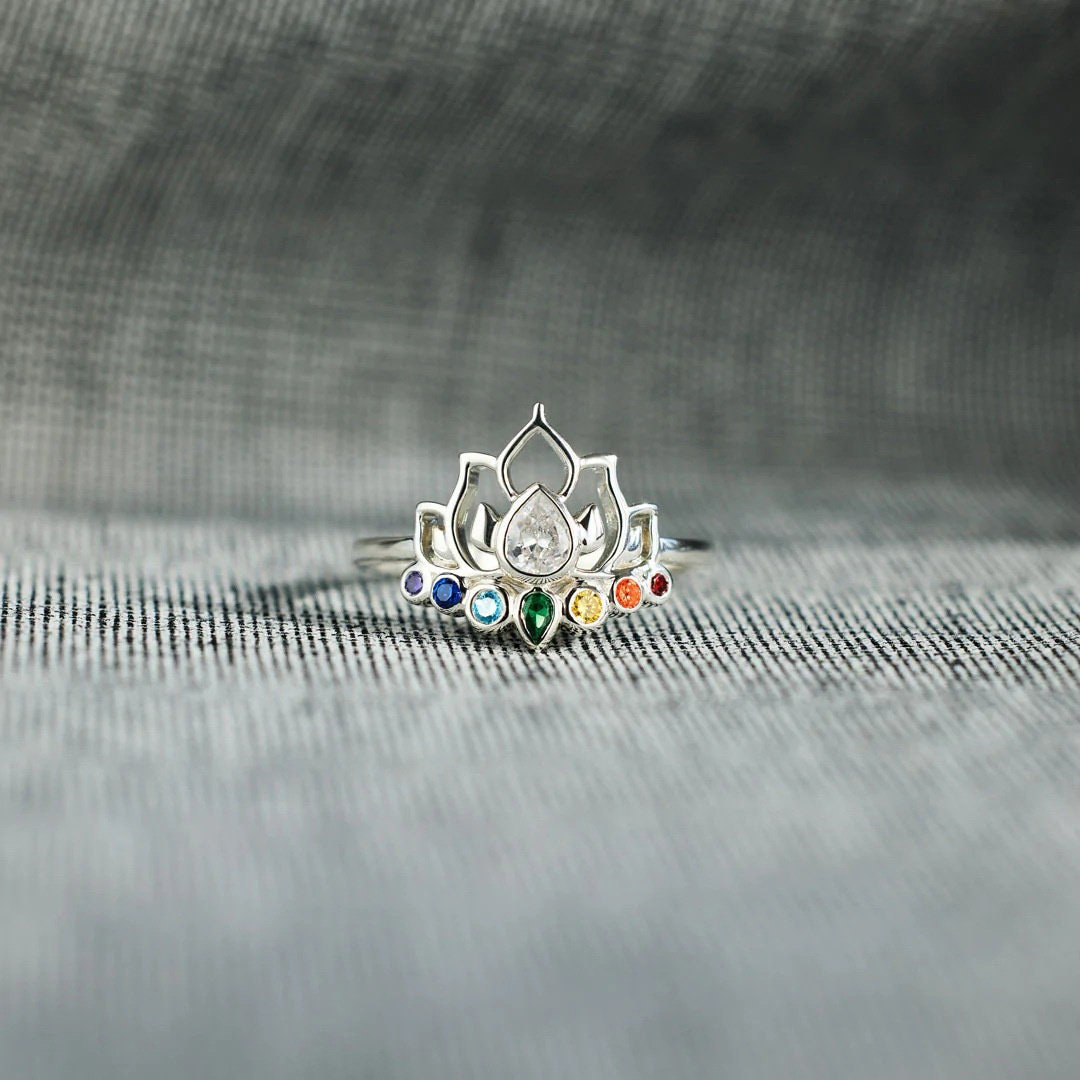 Fuck My Trauma Lotus Ring