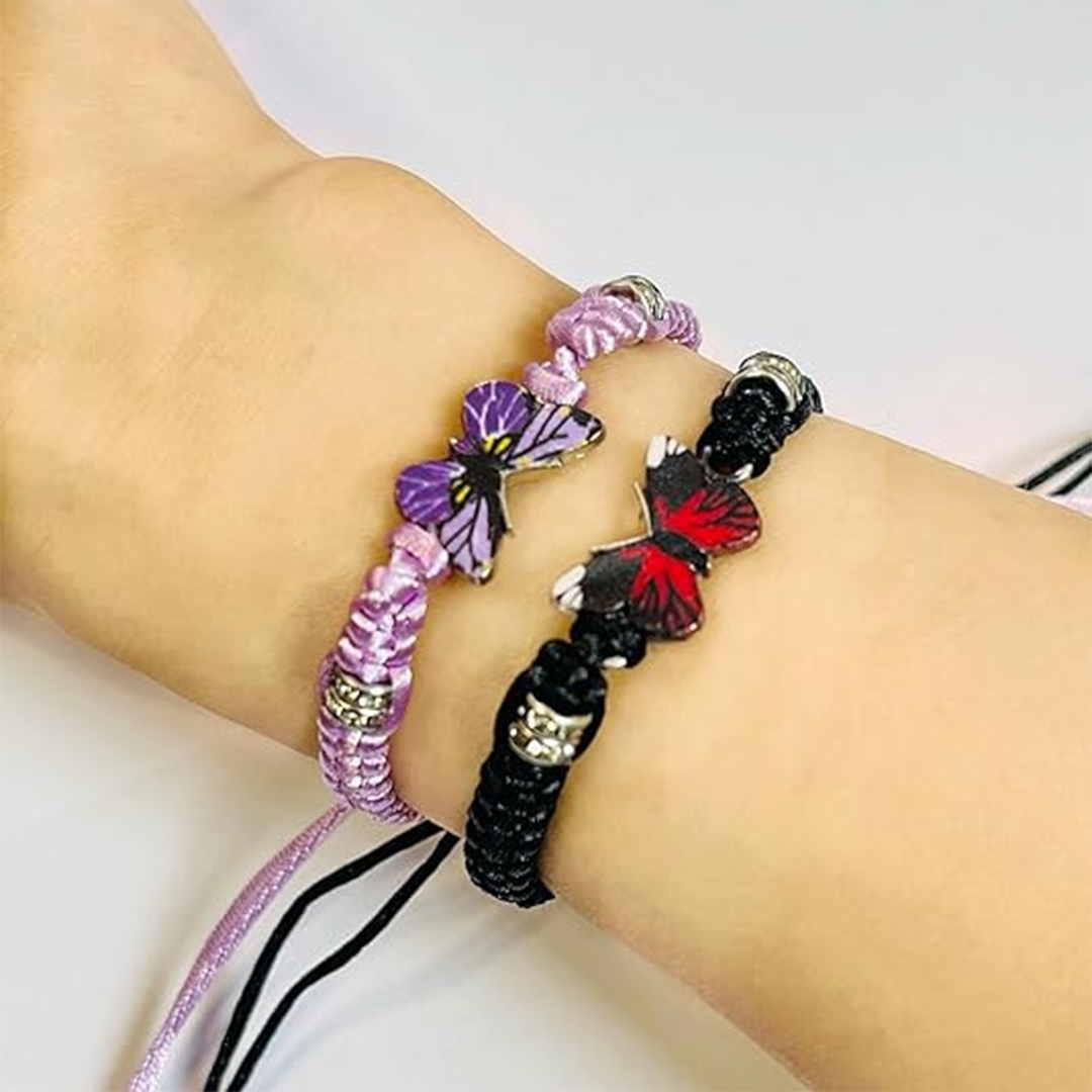 For Memorial - They Fly With Us Every Day Butterfly Bracelet