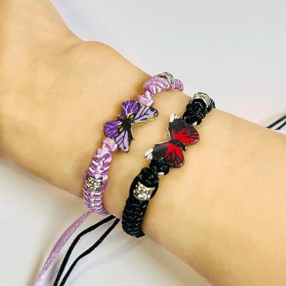 For Memorial - They Fly With Us Every Day Butterfly Bracelet