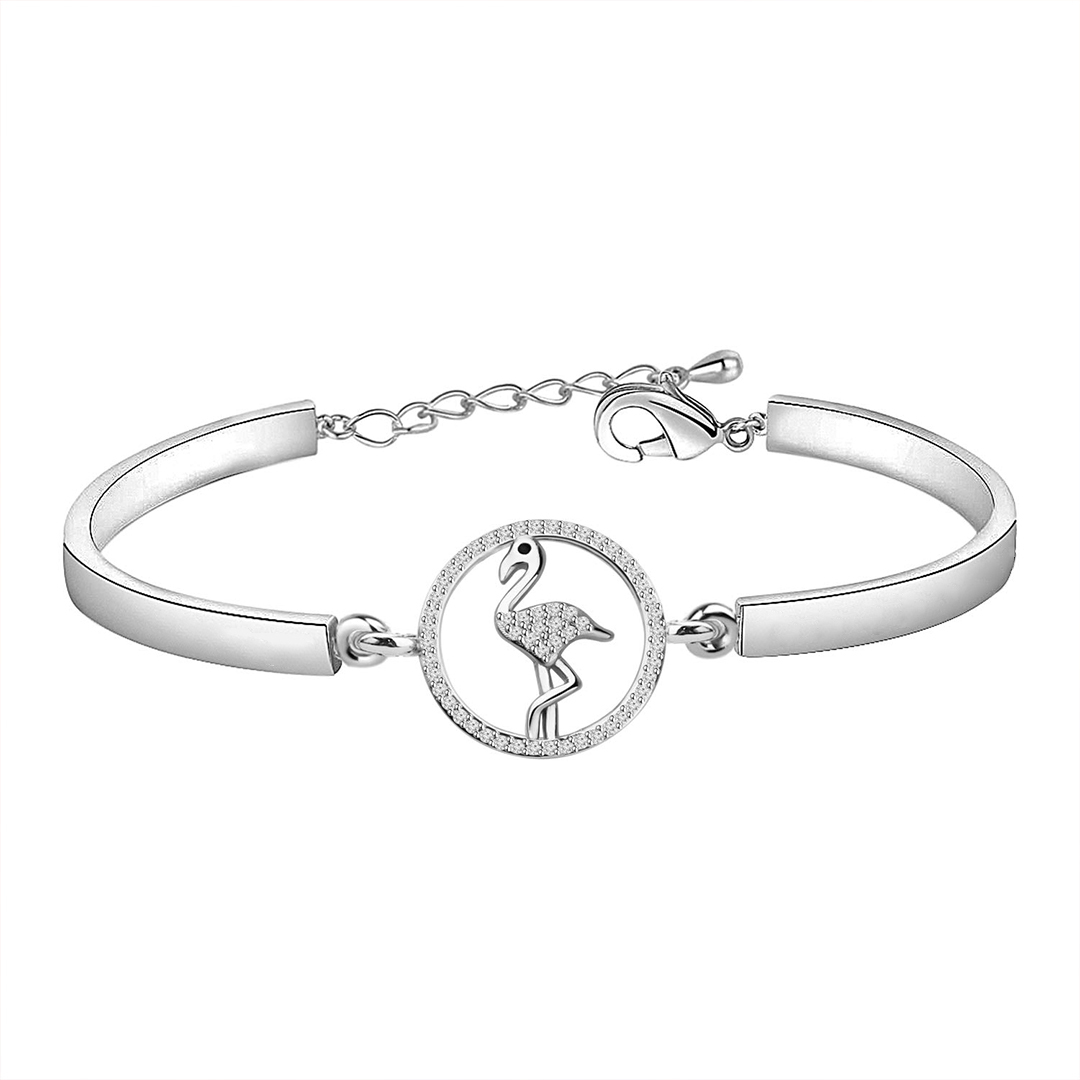 Never Forget How Flamazing You Are Flamingo Bracelet