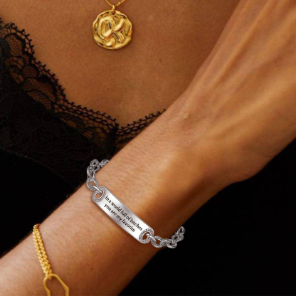 For Friend - My Favorite Bitch Large Chain Bracelet
