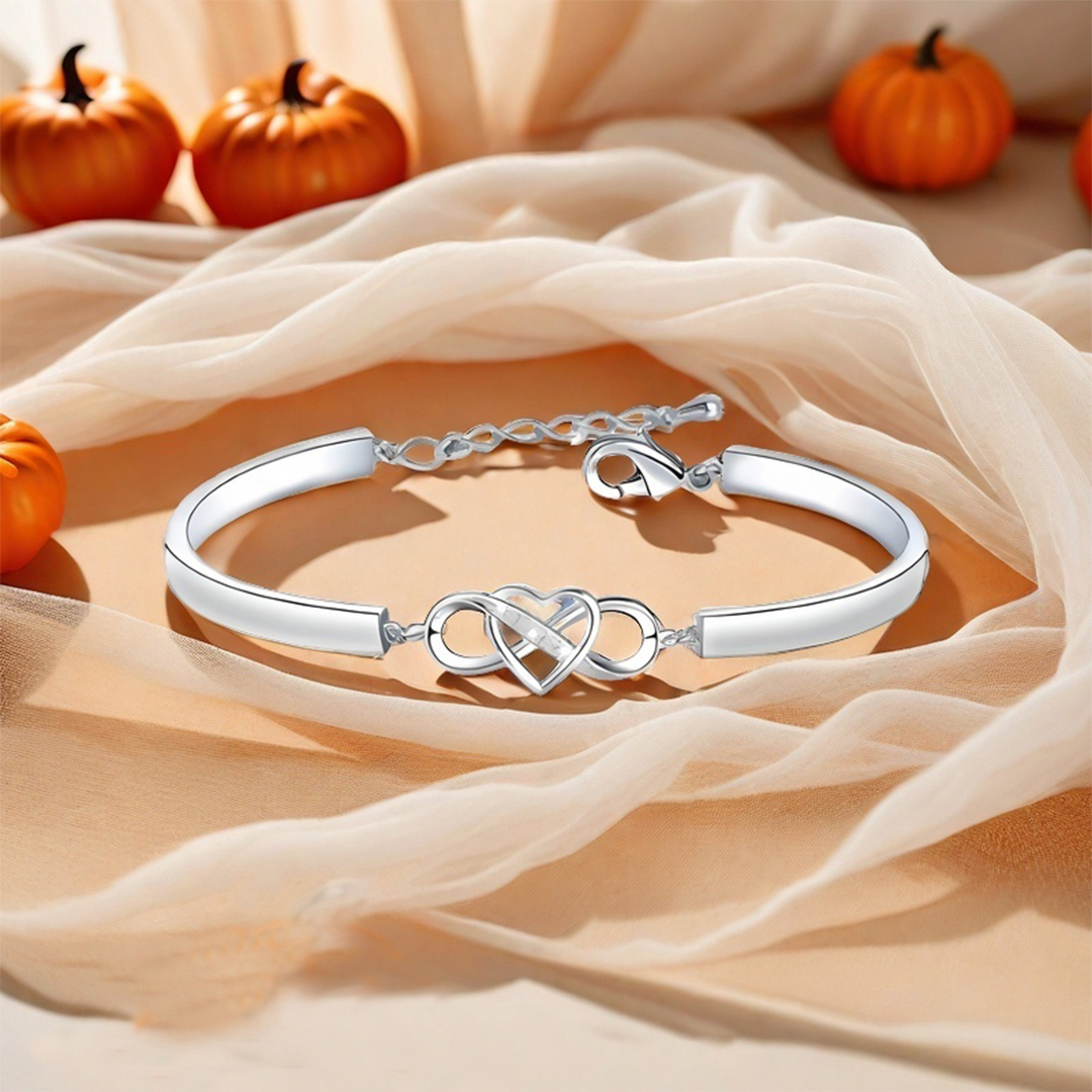 For Granddaughter - Love You Forever & Always Infinity Heart Bracelet
