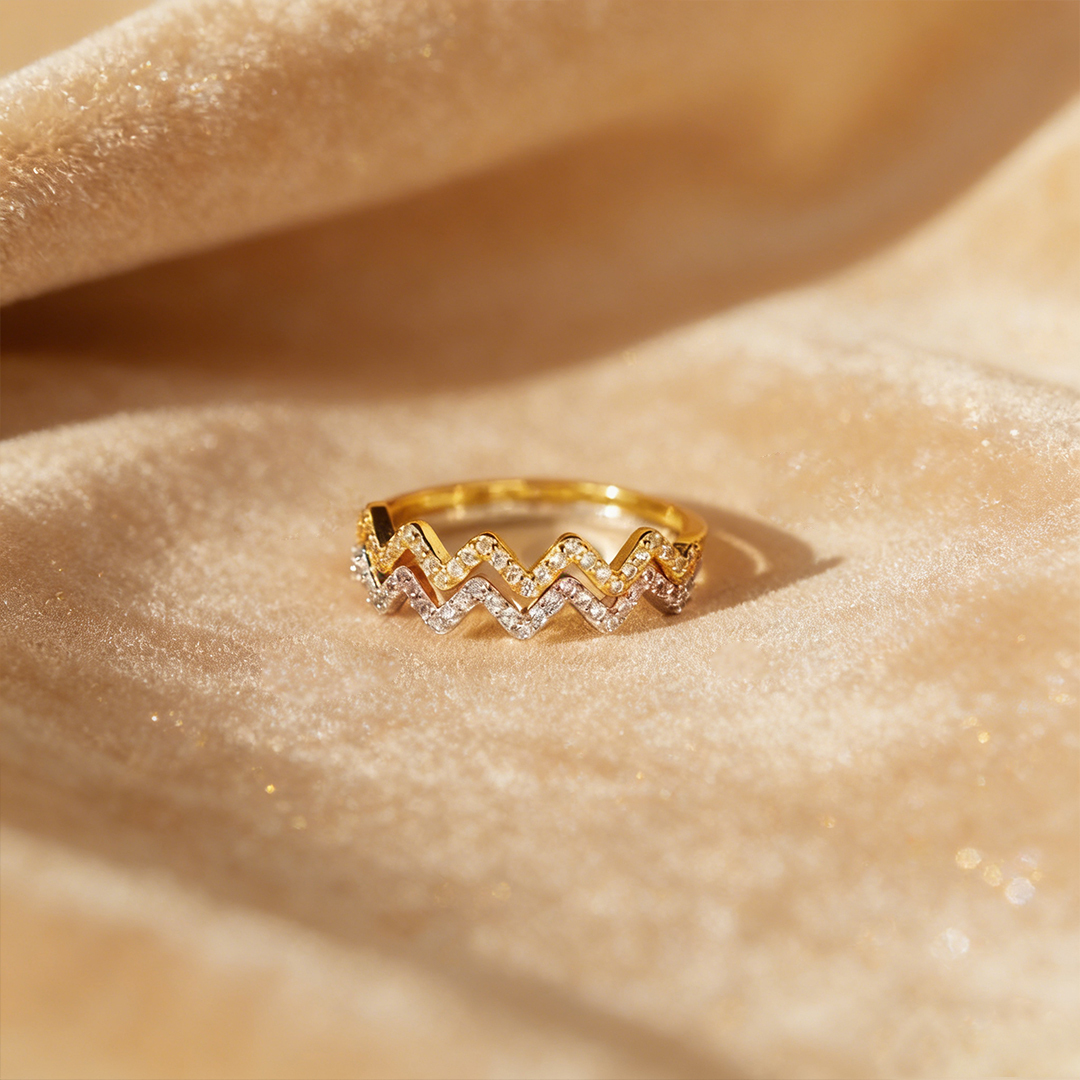 For Friends - Here's to another year of us wave ring