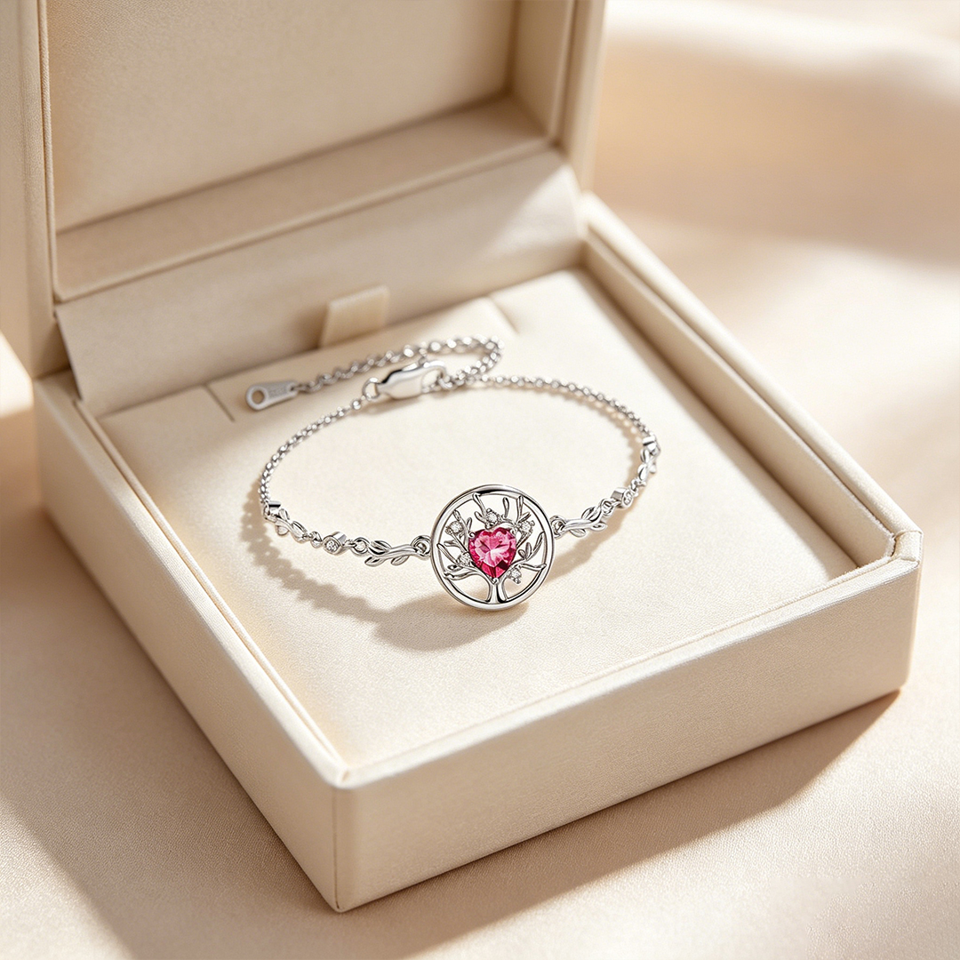  A mother is the family Root Custom Birthstone Bracelet