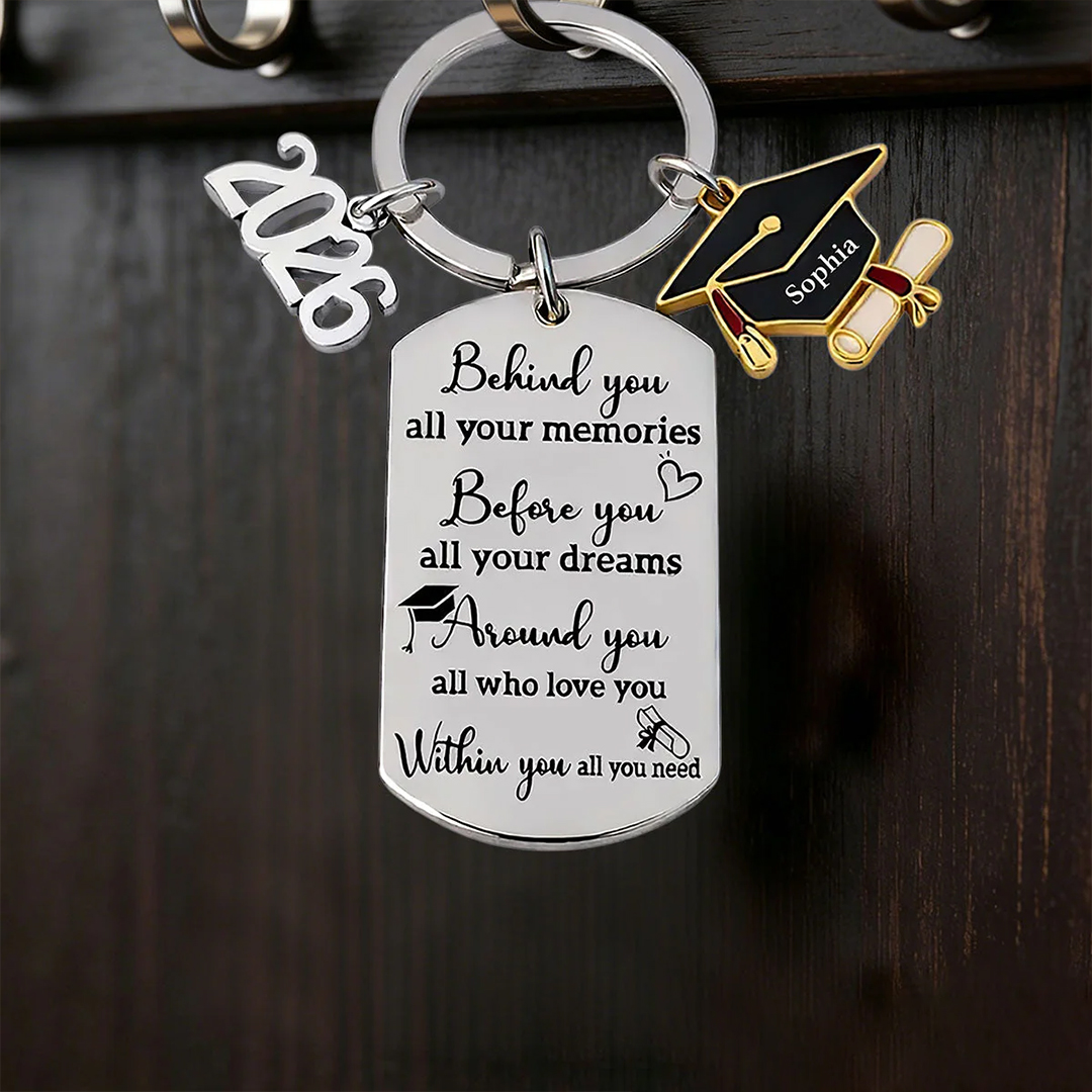 Custom 2026 Graduation Keychain