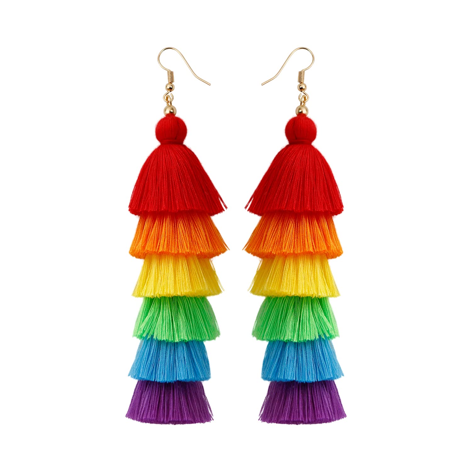 Tassel Rainbow Earrings