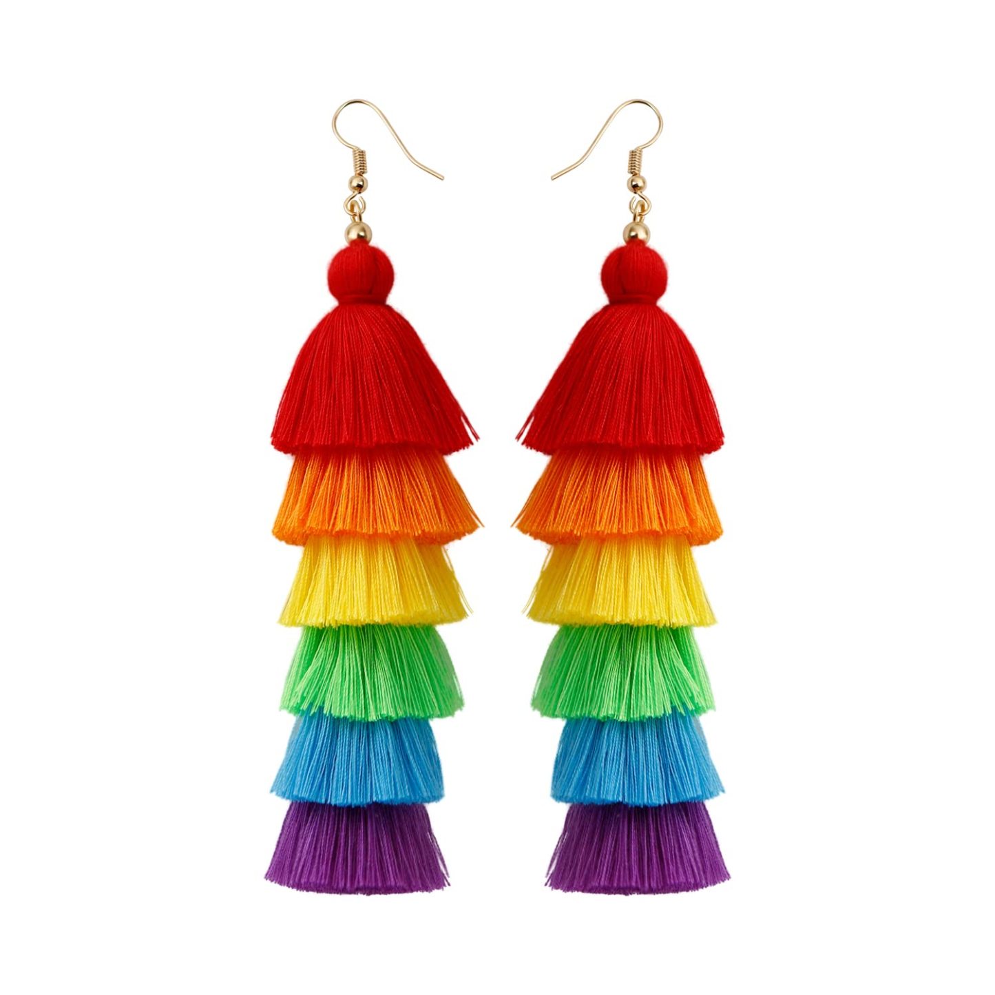 Tassel Rainbow Earrings