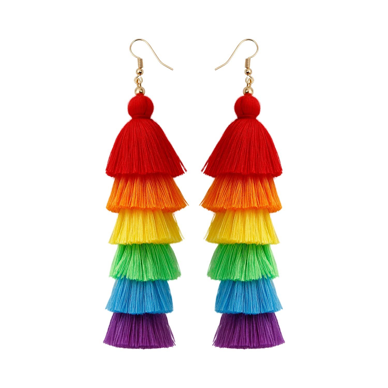 Tassel Rainbow Earrings