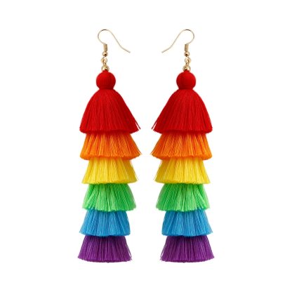 Tassel Rainbow Earrings