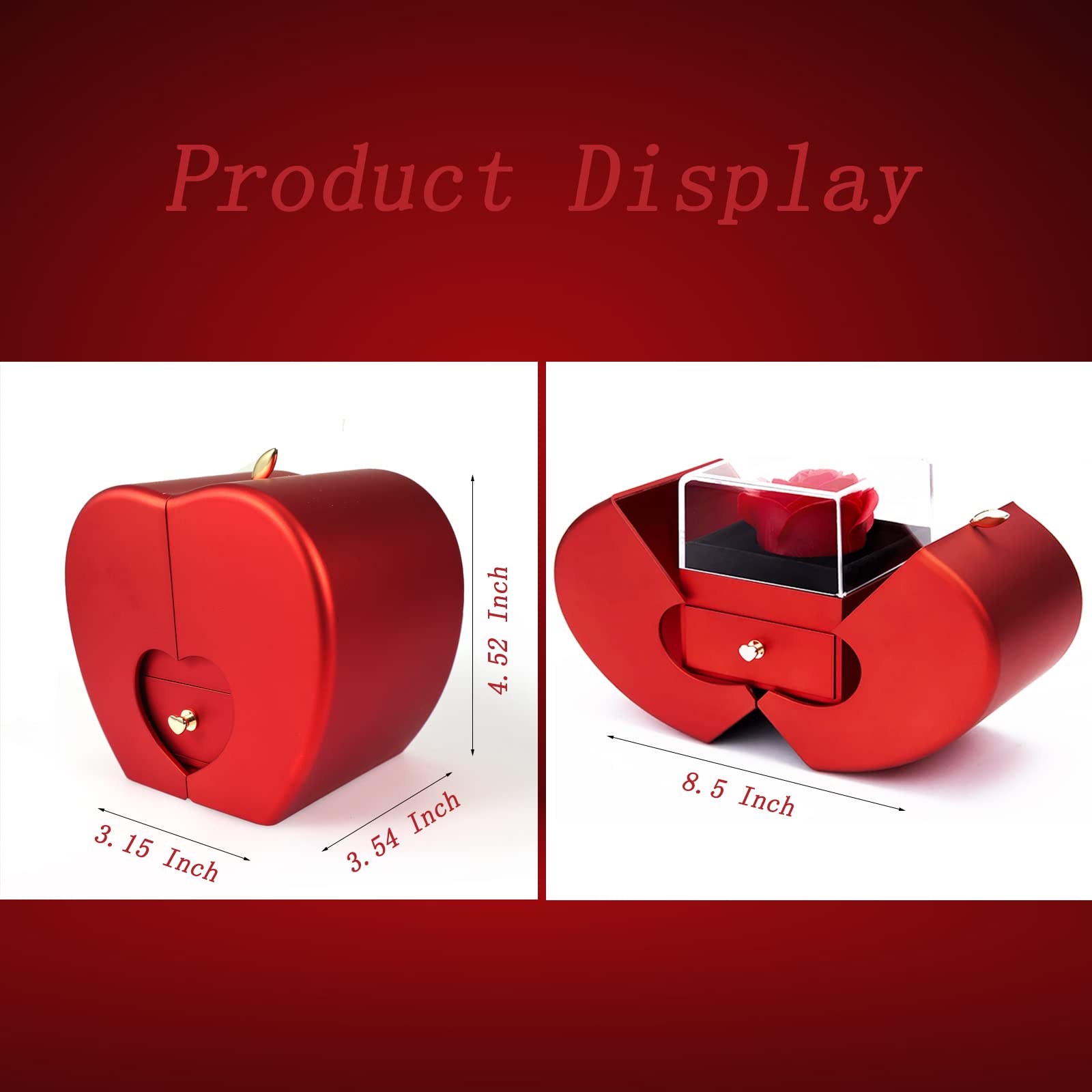 You Are The Apple of My Eye Rose Gift Box