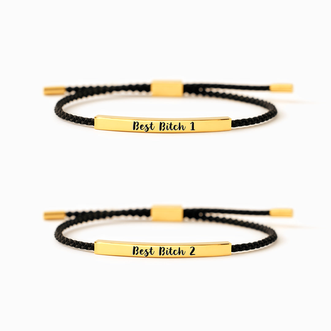 For Friend -  Best Bitches Tube Bracelet 