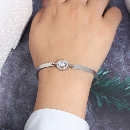 For Daughter - I Am So Proud Of You Diamond Bracelet