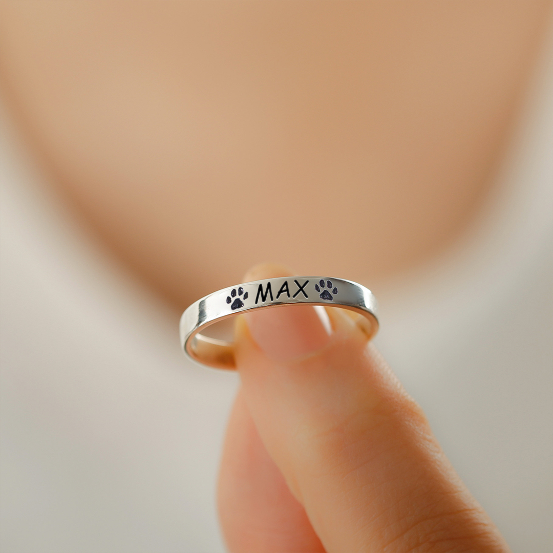 Personalized Pet Name Ring