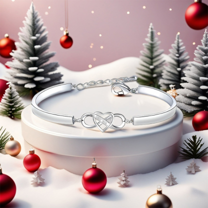 For Granddaughter - Love You Forever & Always Infinity Heart Bracelet