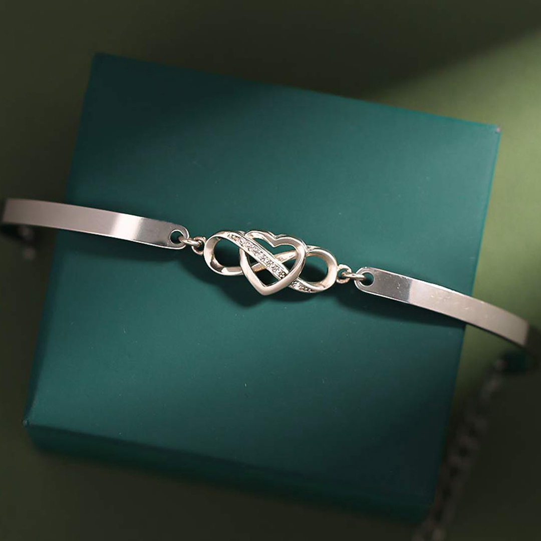 For Granddaughter - Always Shine Like The Brightest Star Infinity Bracelet