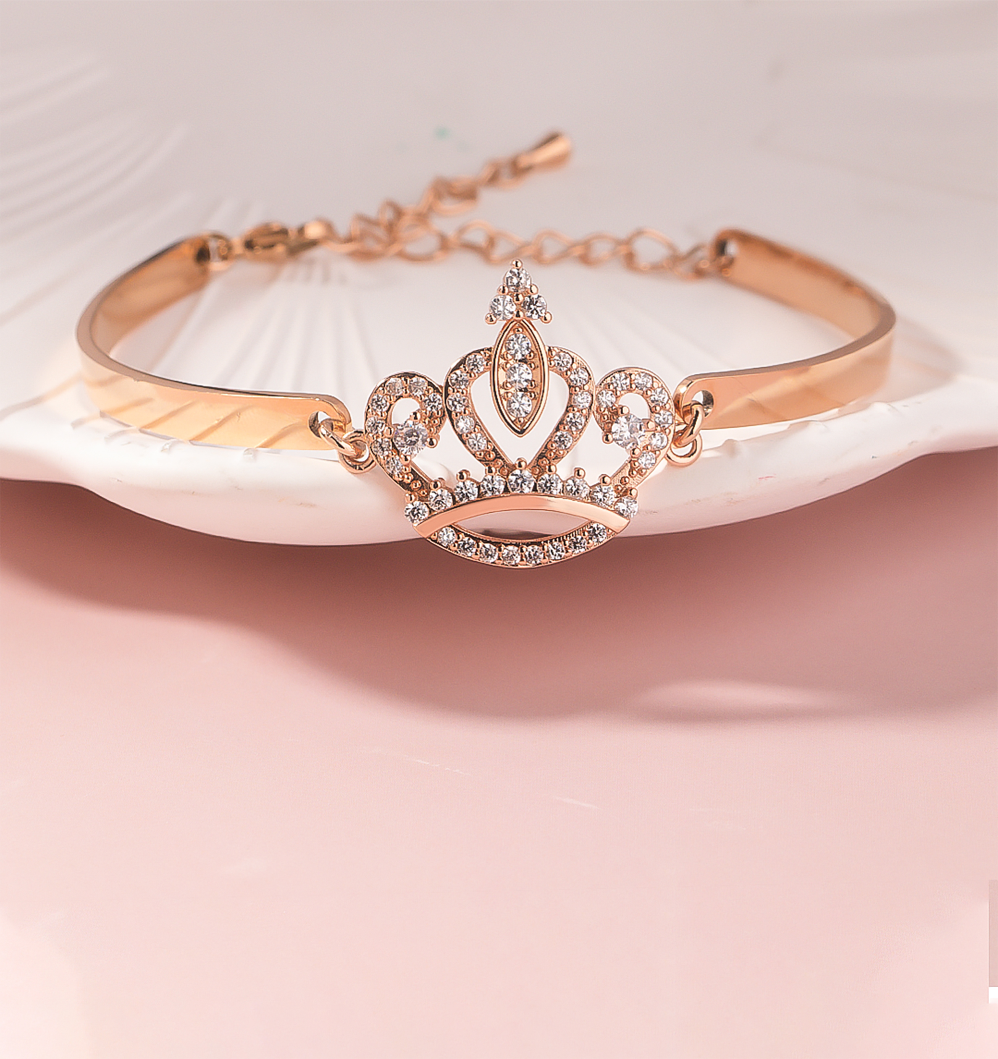 For Granddaughter- Love You Forever And always Crown  Bracelet