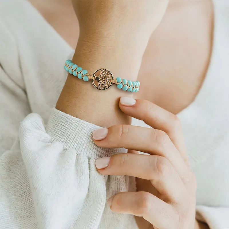 For Mother -Family Tree Beads Bracelet