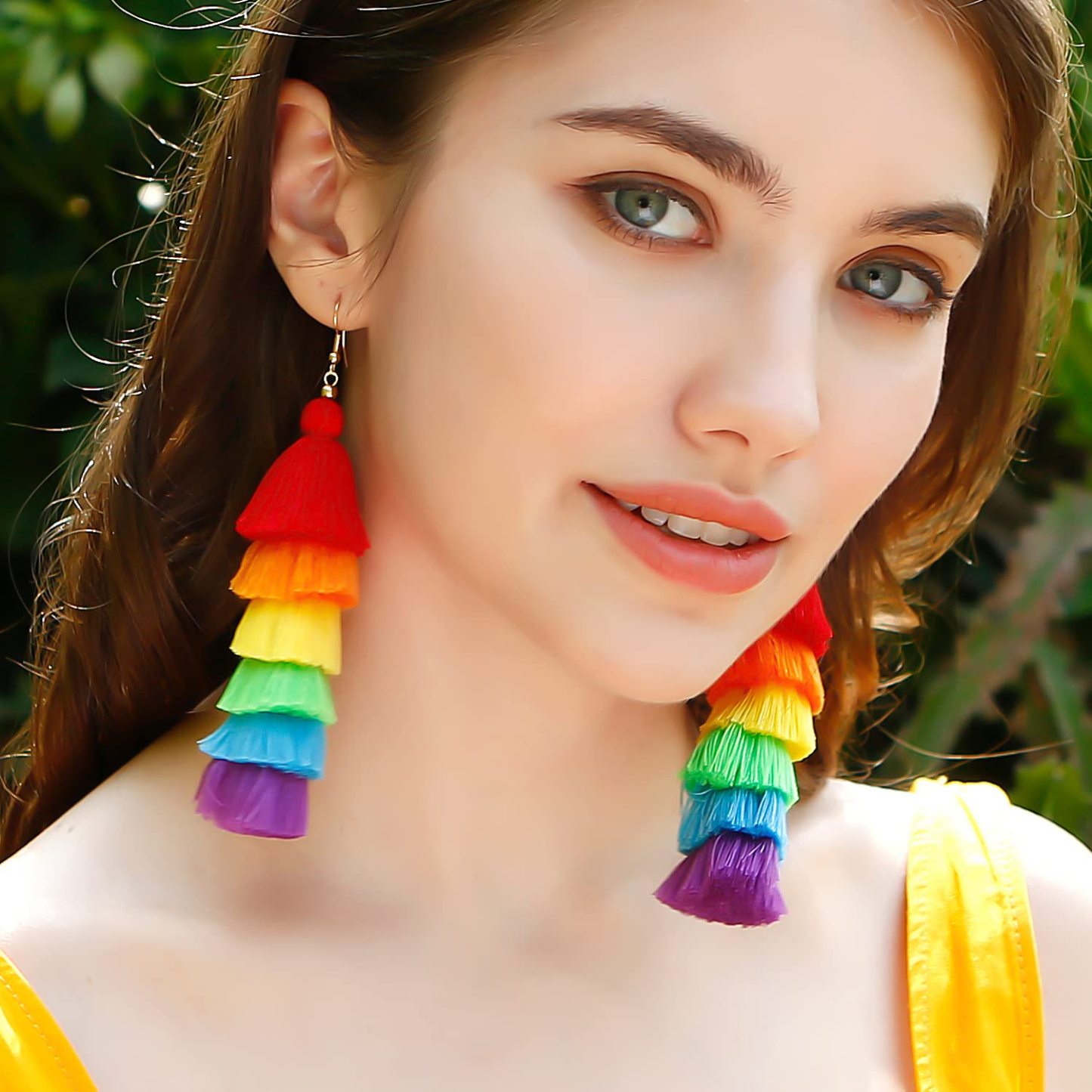 Tassel Rainbow Earrings