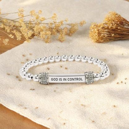 God is in Control Bracelet,