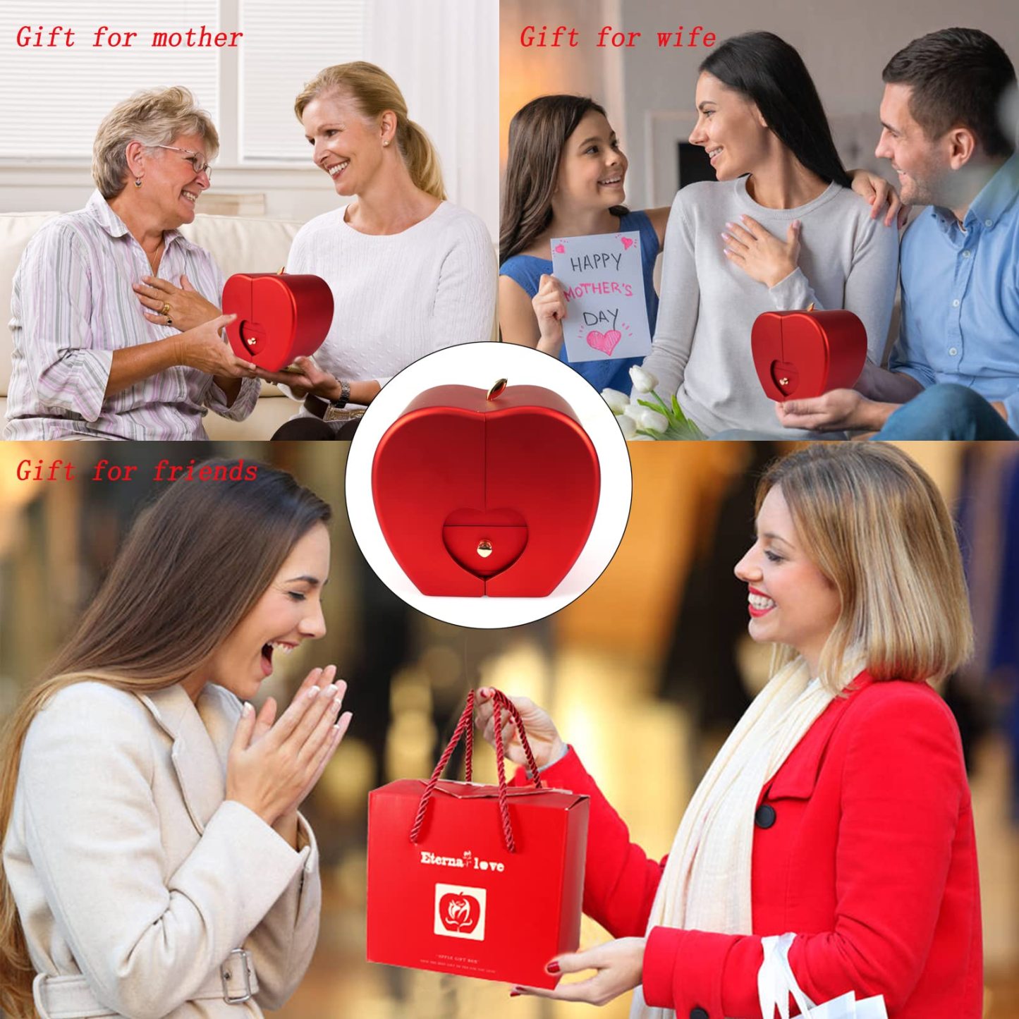 You Are The Apple of My Eye Rose Gift Box