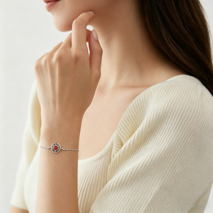  A mother is the family Root Custom Birthstone Bracelet