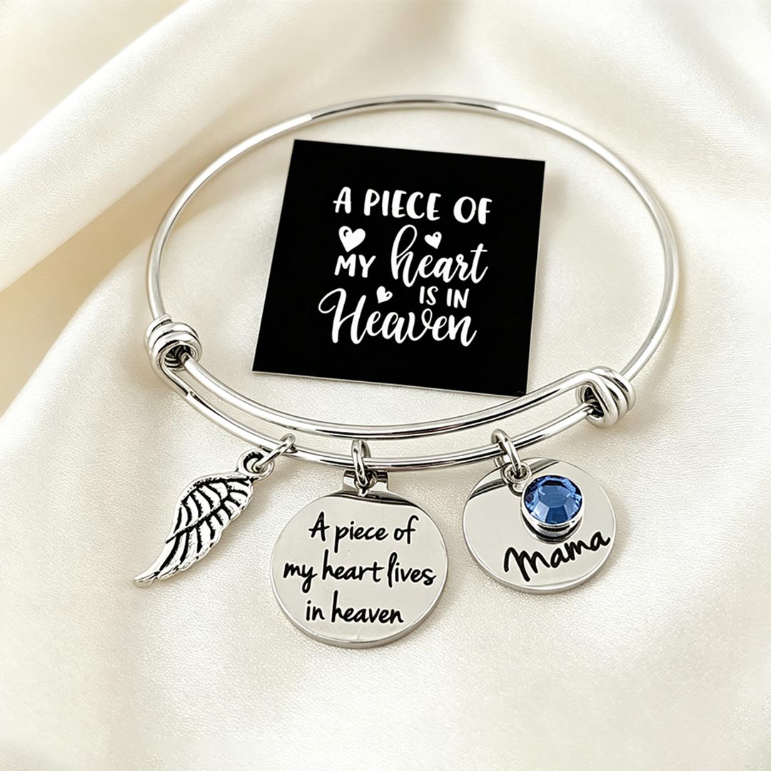 "Piece Of My Heart" Memorial Bracelet