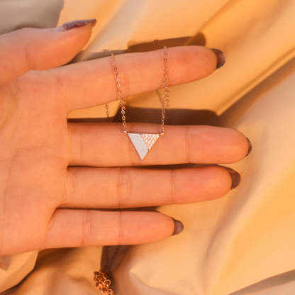 For Friend - My Badass Tribe Triangle Necklace
