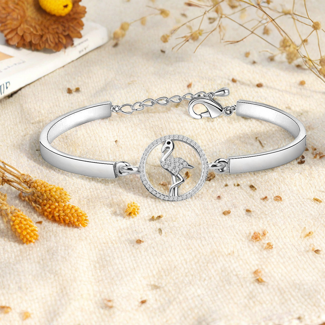 Never Forget How Flamazing You Are Flamingo Bracelet