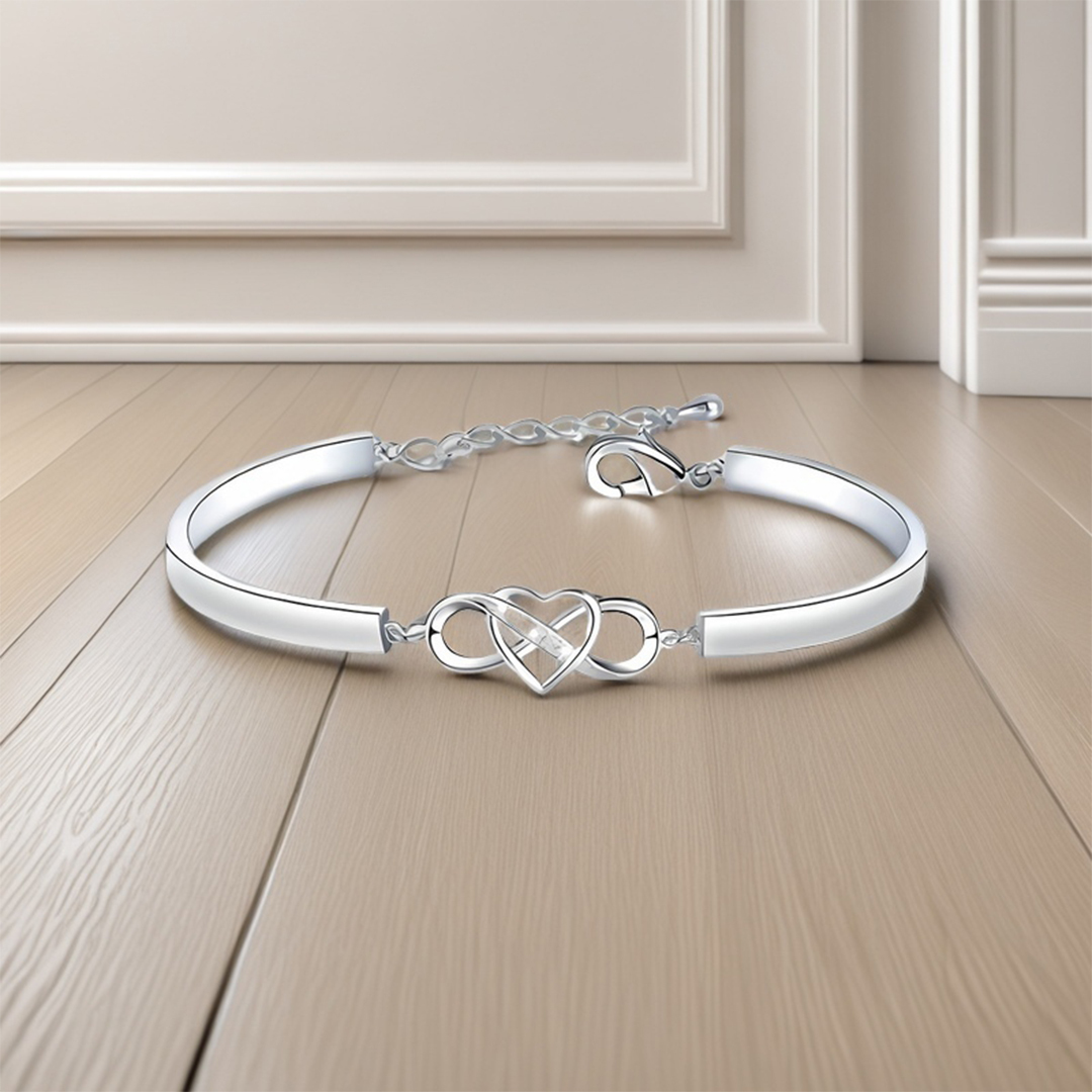 For Granddaughter - Love You Forever & Always Infinity Heart Bracelet