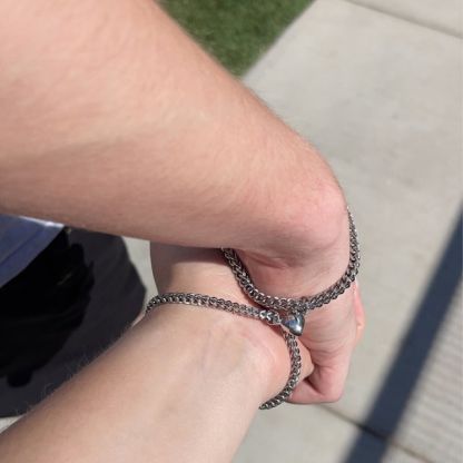 For Love - Magnetic Matching Chain Bracelet