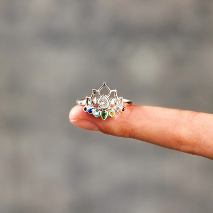 Fuck My Trauma Lotus Ring
