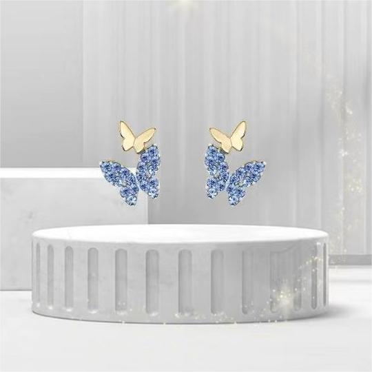 Blue Butterfly Earrings
