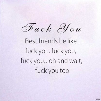 For Friends - Fuck You All Set Necklace