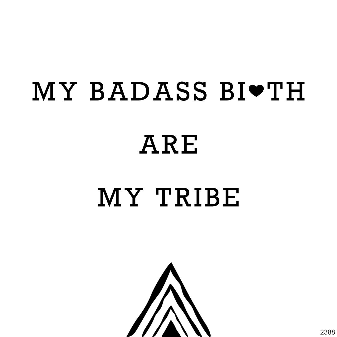 For Friend - My Badass Bicth Are My Tribe Heart Bracelet