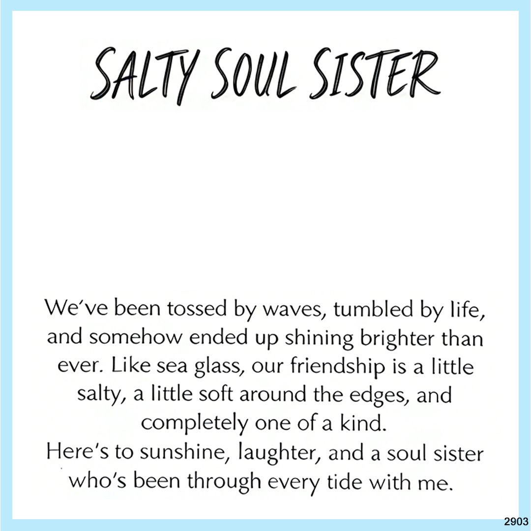 For Friends - Our Friendship Is A Little Salty A little Soft Bracelet