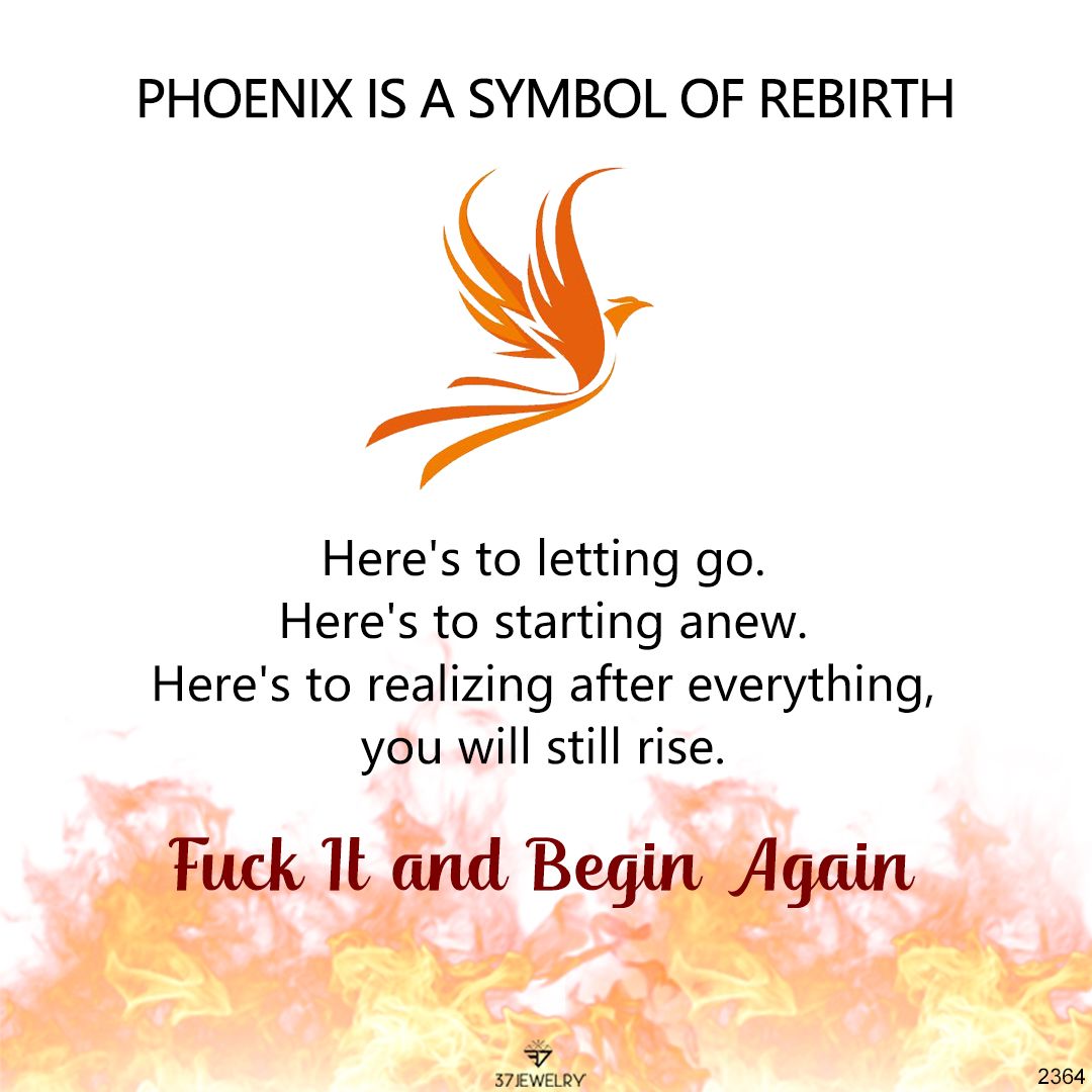 Fuck It & Begin Again Phoenix Bracelet