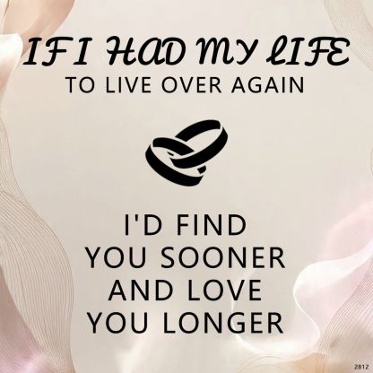 For Love- I would love you longer Infinity Bracelet