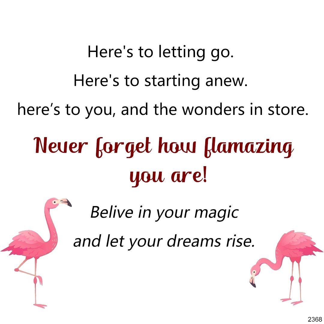 2026 Never Forget How Flamazing You Are Flamingo Bracelet