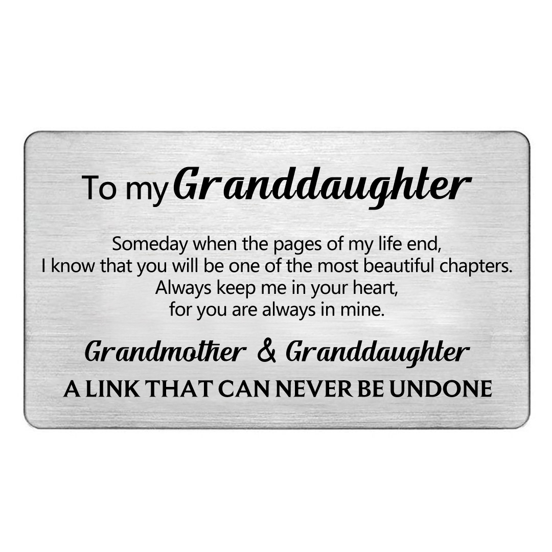 For Granddaughter- You Are My Most Beautiful Chapter Pendant Pearl Bracelet