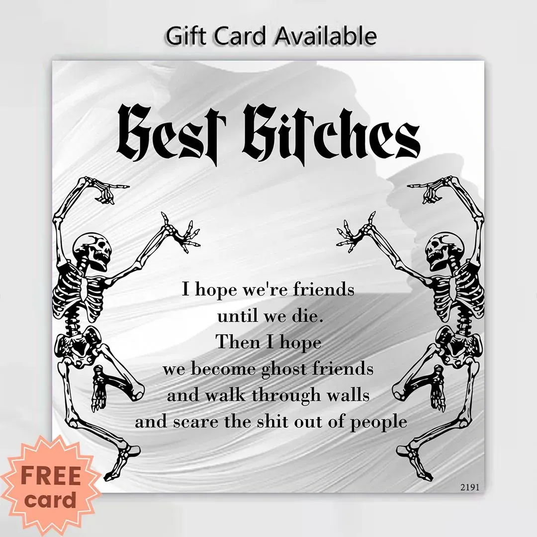 For Friend - I Hope We're Friends Until We Die Holding Hands Ring