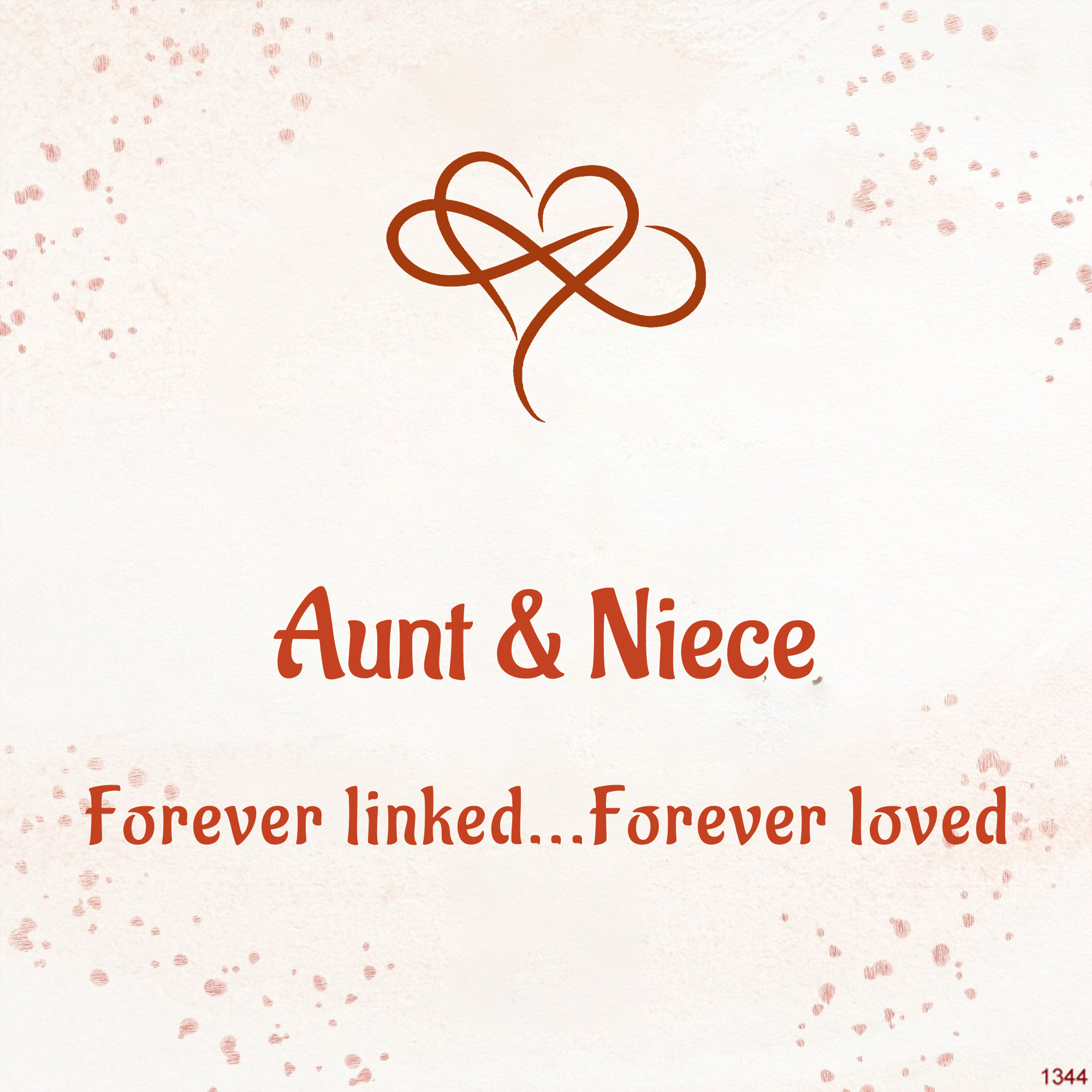 Aunt and Niece  Forever Linked Together Custom Birthstones Bracelet