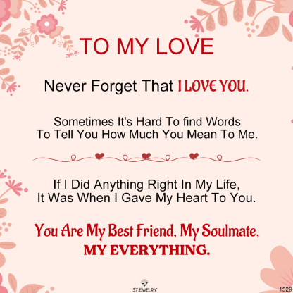 For Love - Never Forget That I Love You Ceramic Infinity Braided Bracelet