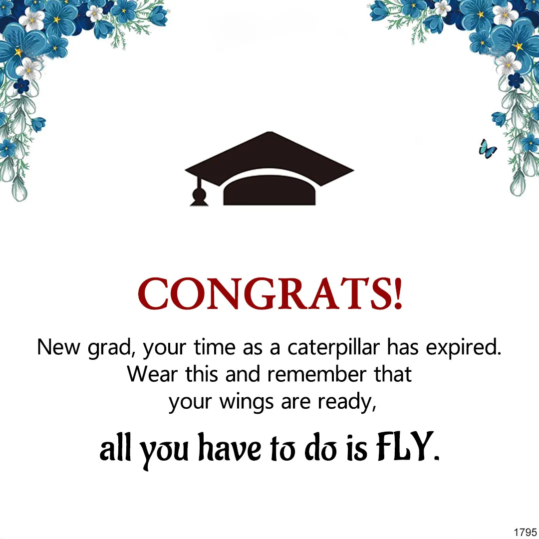 Congrats! All You Have To Do Is FLY Butterfly Bracelet