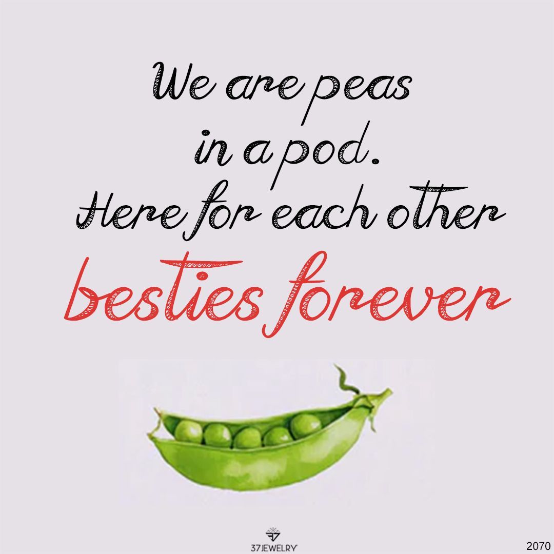 For Friends - We're peas in a pod Custom Birthstone Bracelet