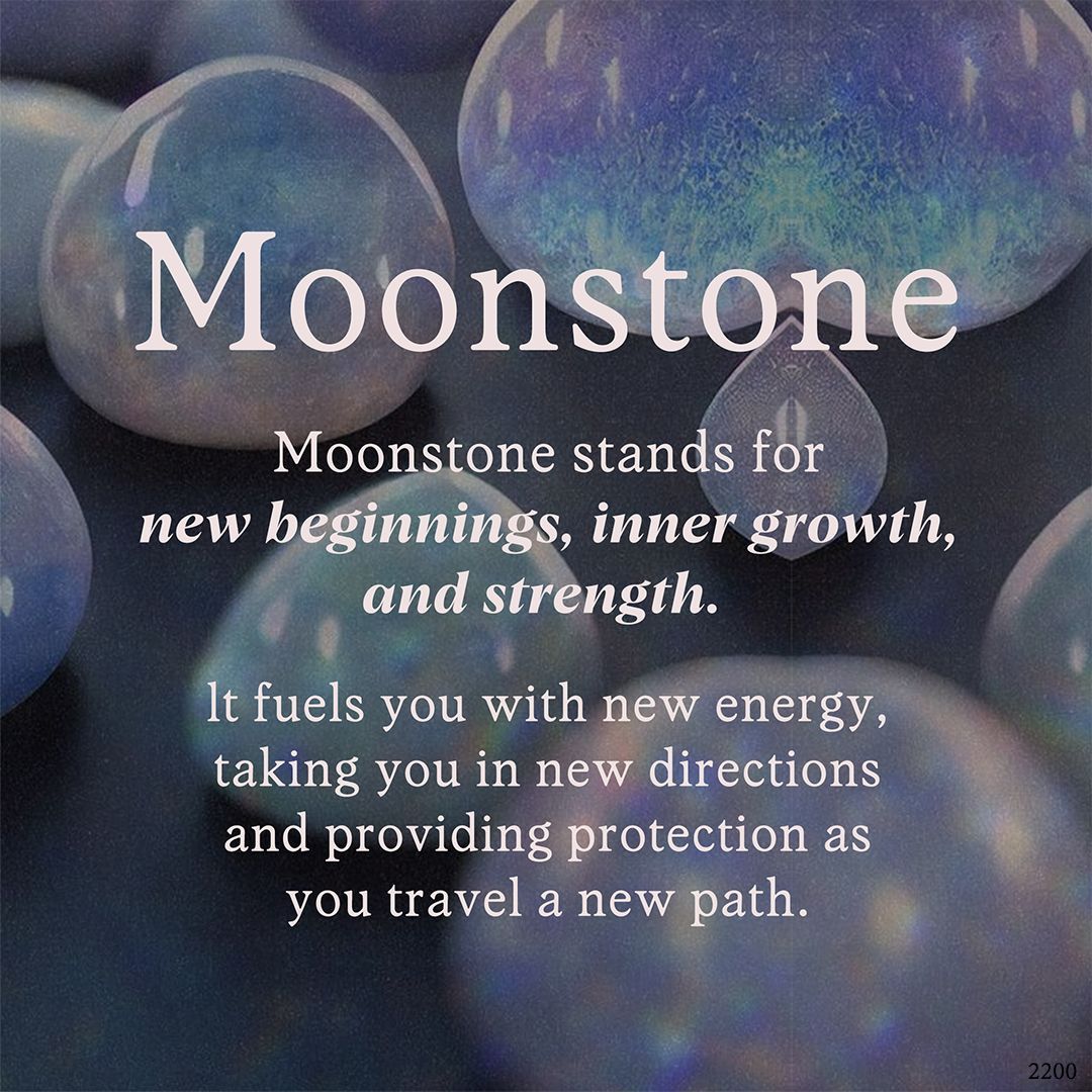 New beginnings inner growth and strength Moonstone bracelet