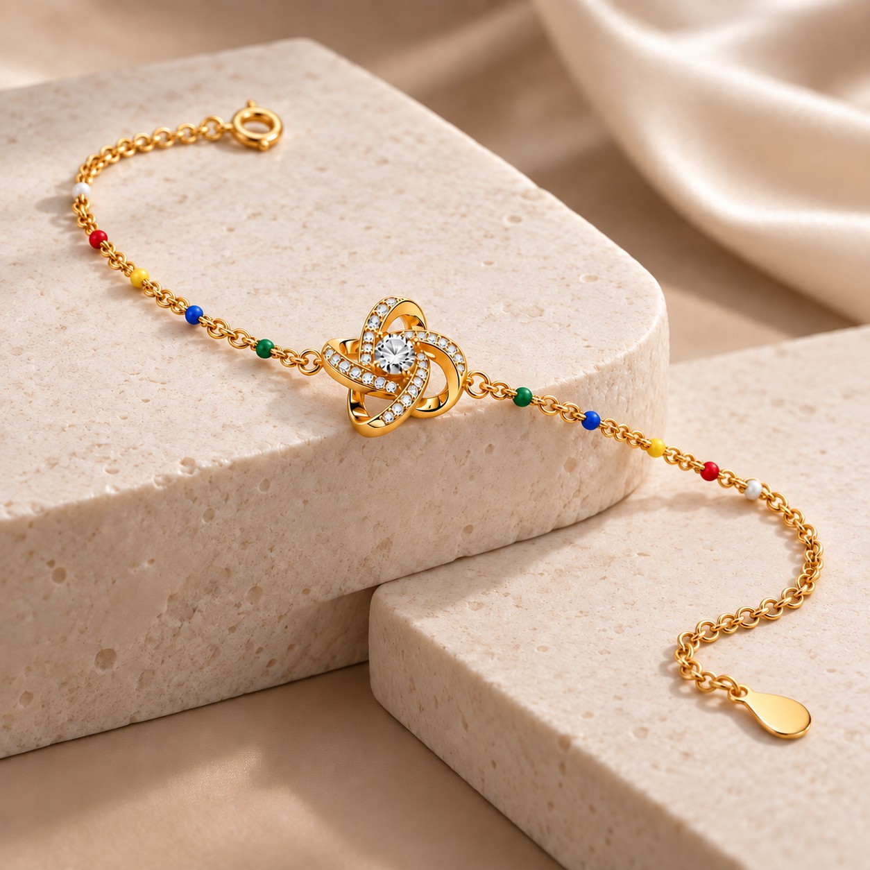 Our friendship is a knot that can never be untied Knot Bracelet