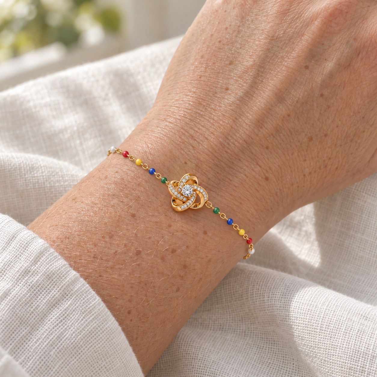 Our friendship is a knot that can never be untied Knot Bracelet