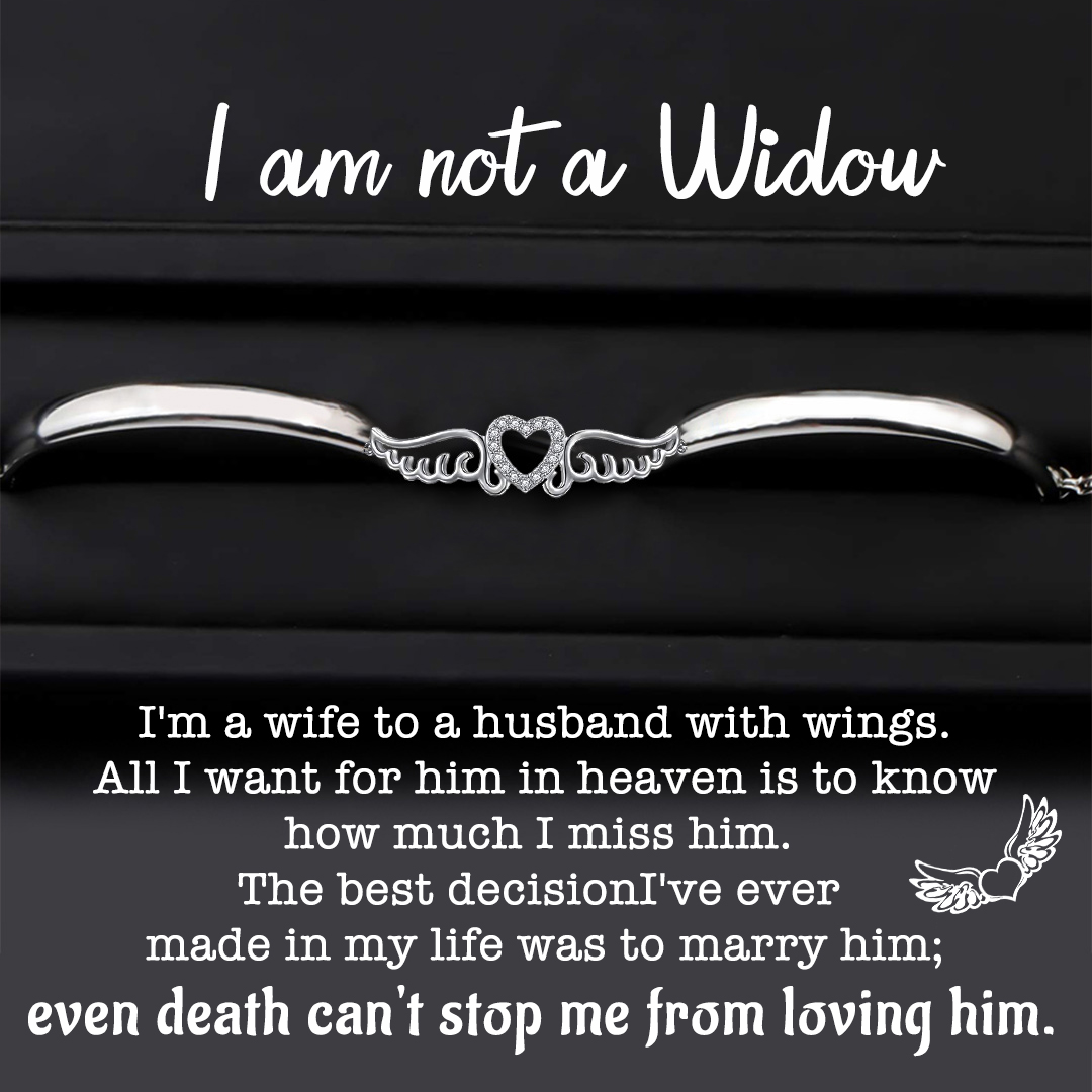 For Memorial Even Death Can T Stop Me From Loving Him Wings Bracelet For Memorial Even Death Can T Stop Me From Loving Him Wings Bracelet