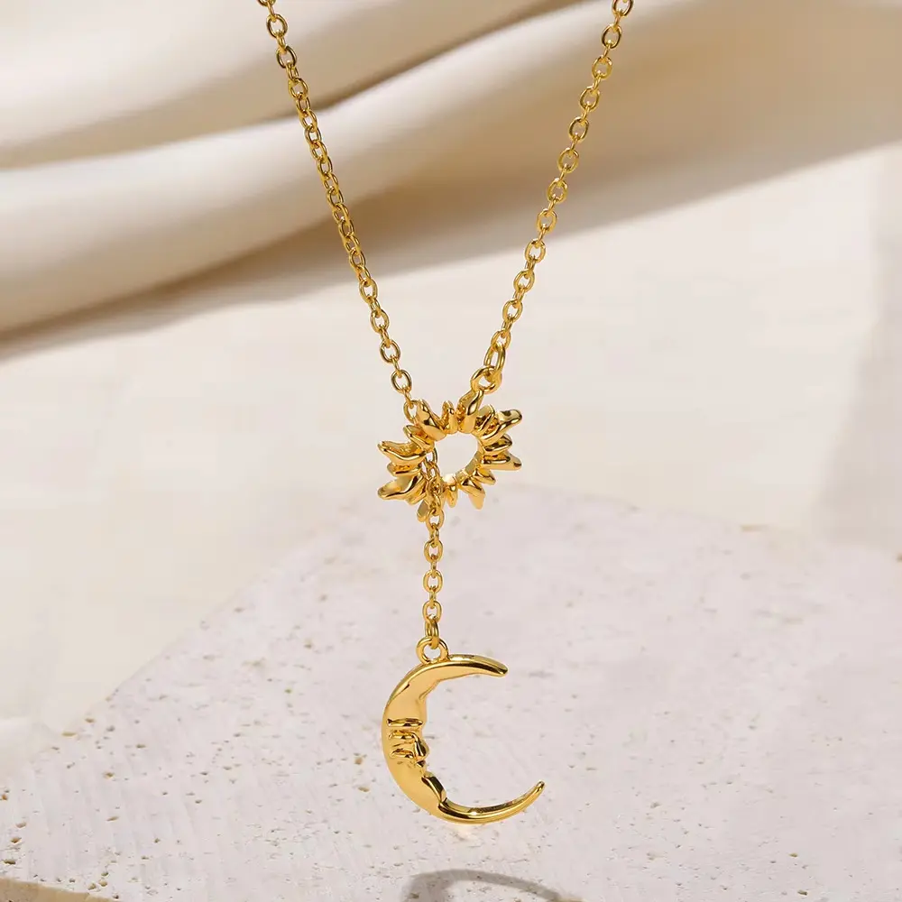 For Friends - Sun & Moon necklace
